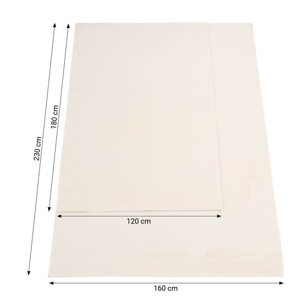 Tæppe, Home, 120x180 cm, Beige