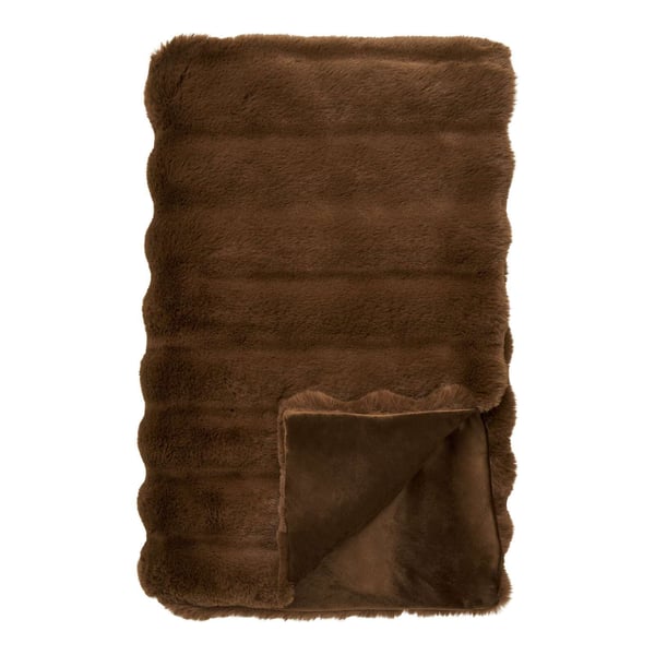 Tæppe, Galena, brun, 100% polyester
