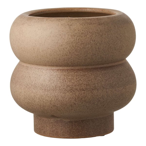 Urtepotte, Flowerpot, brun