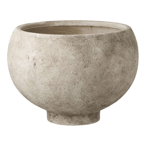 Kruka, Flowerpot, grå, keramik