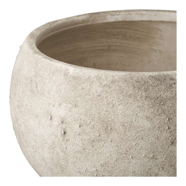 Kruka, Flowerpot, grå, keramik