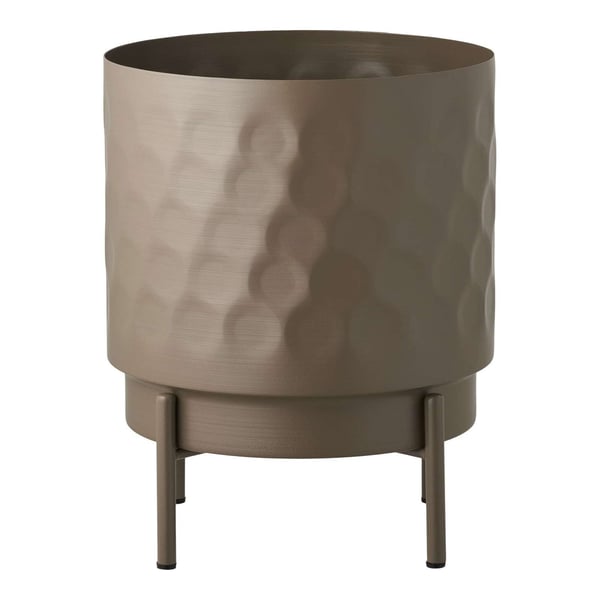 Kruka, Flowerpot, brun, stål