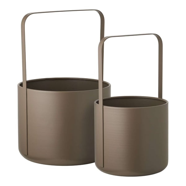 Urtepotte, Flowerpot, brun
