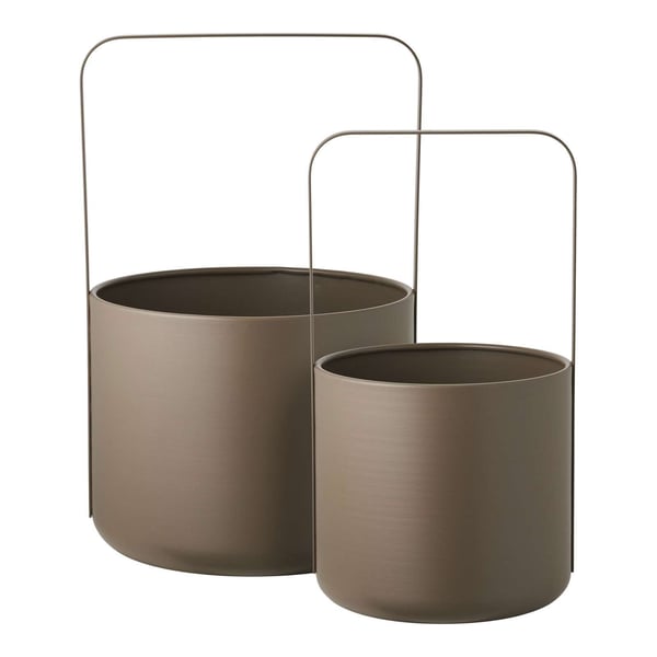 Urtepotte, Flowerpot, brun