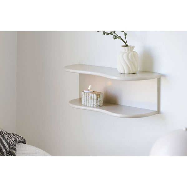 Lysestage, Tealight, brun / beige