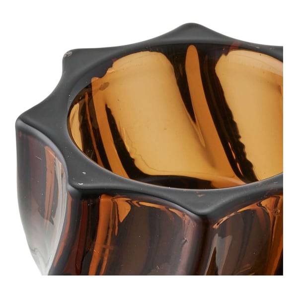 Ljusstake, Candle, smoked brown