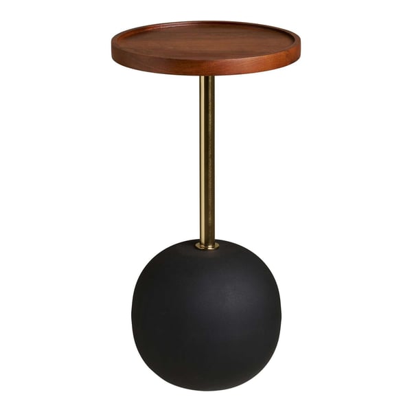 Sidebord, Sirone, naturfarvet / sort Sidebord, Sirone, naturfarvet / sort