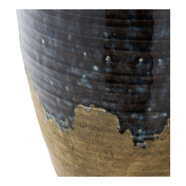 Vas, Vase, mörkblå, keramik