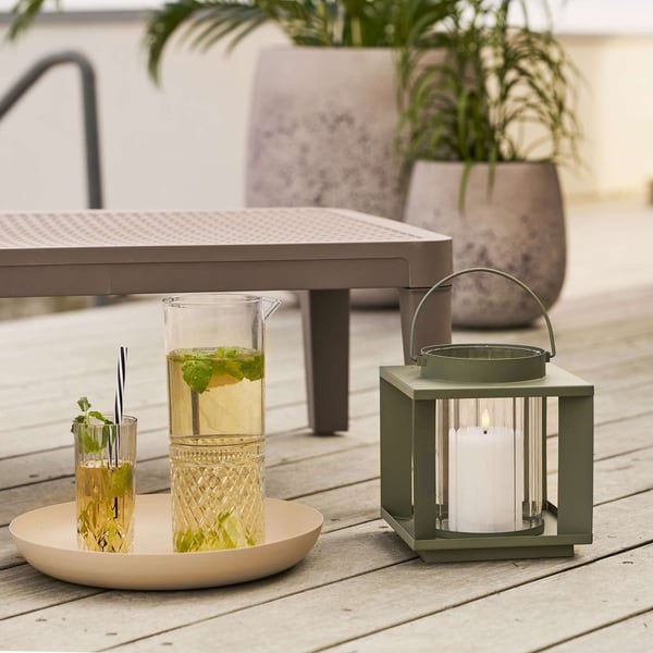 Lanterns, Lohals, grøn, glas