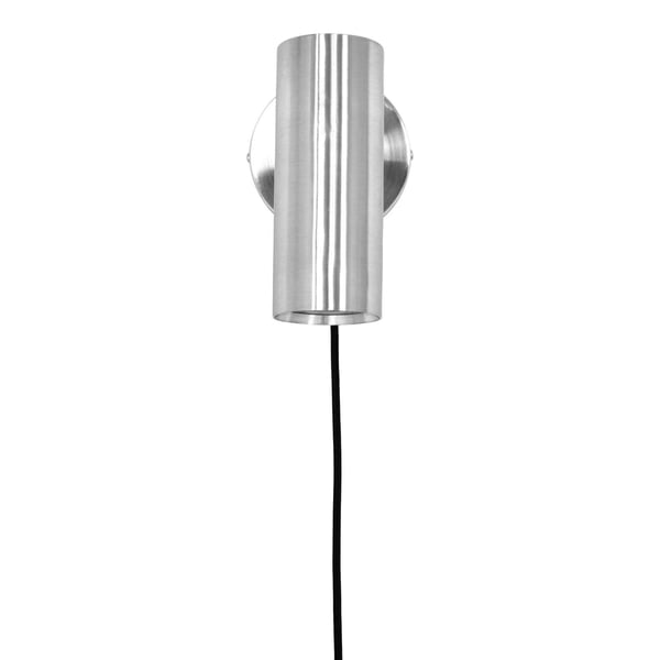 Vägglampa, Paris, silverfärgad
