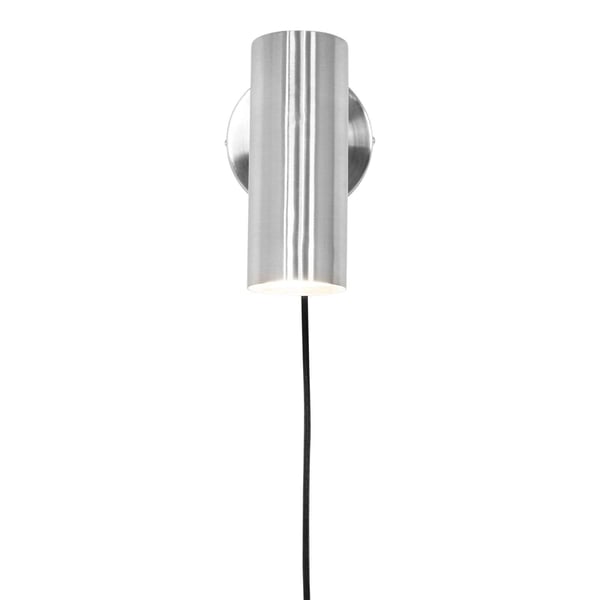 Vägglampa, Paris, silverfärgad