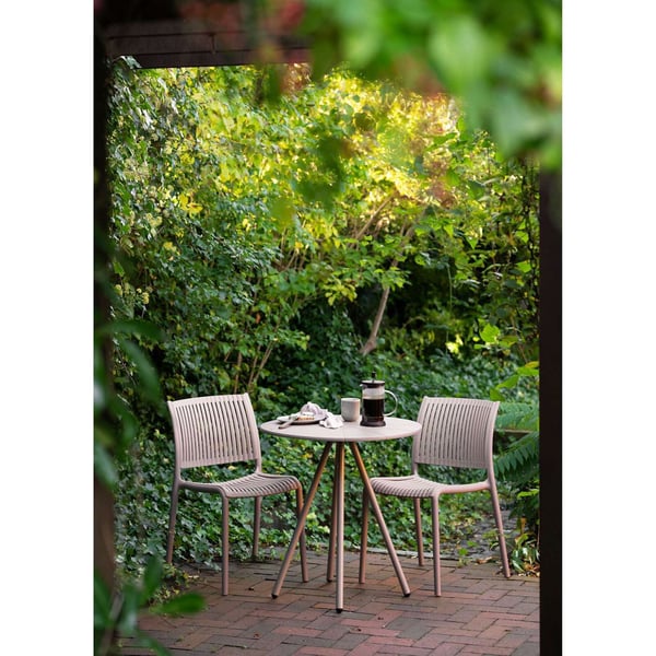 Bistrobord Barletta 70x70x73,5 cm taupe