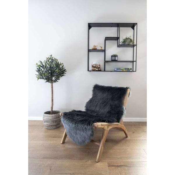 Kunstlæder, Lambskin, grå