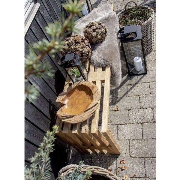 Skål, Rio, teakfarvet, teak