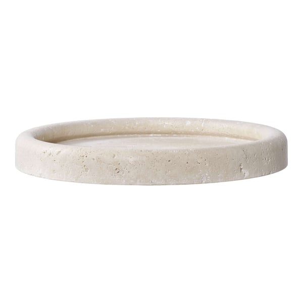 Bakke, Tray, beige, travertin