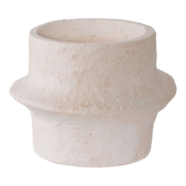 Ljusstake, Candle, vit, cement