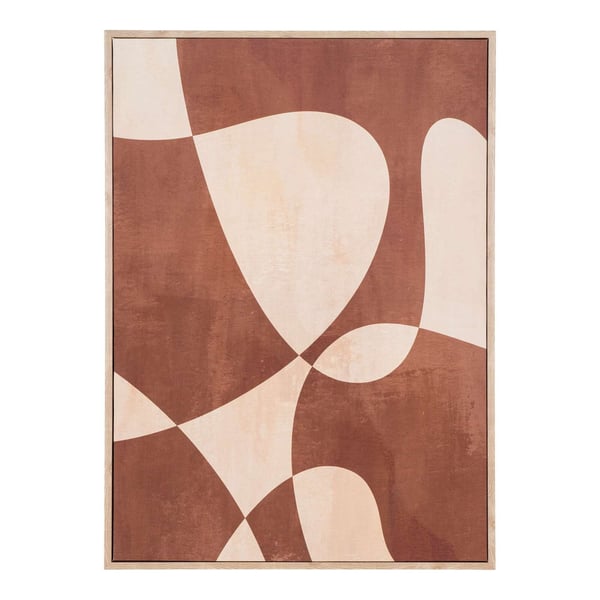 Kangastaulu, Kapkaupunki nro.1, 50x70 cm, Ruskea
