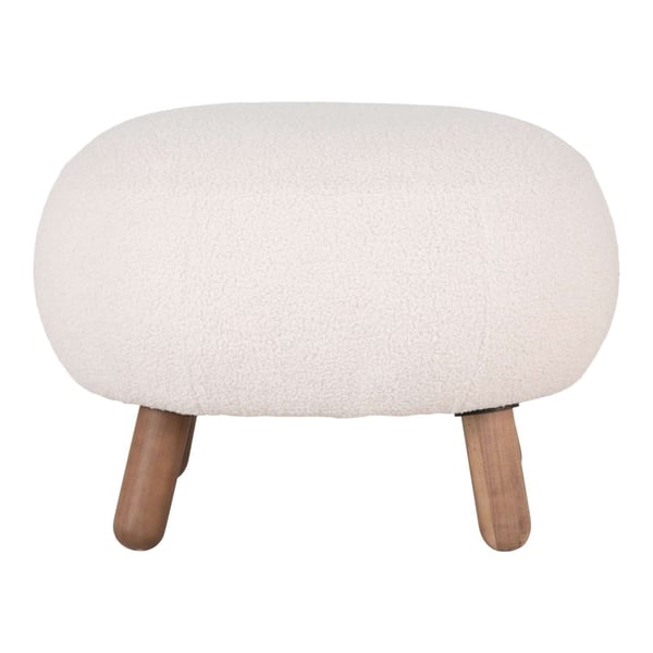 Skammel, Savona, hvid, polyester