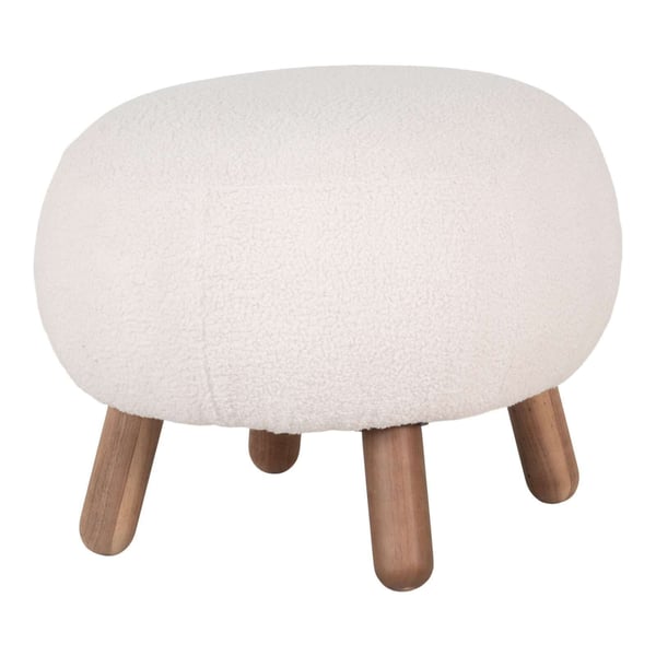 Skammel, Savona, hvid, polyester