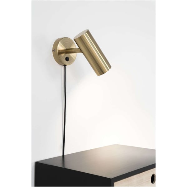 Vägglampa, Paris, mässingsfärgad
