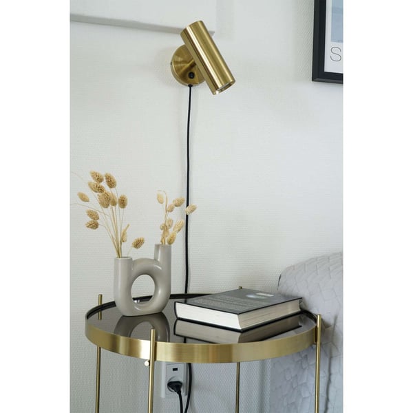 Vägglampa, Paris, mässingsfärgad