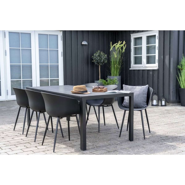 Spisestuestol, Roda, sort