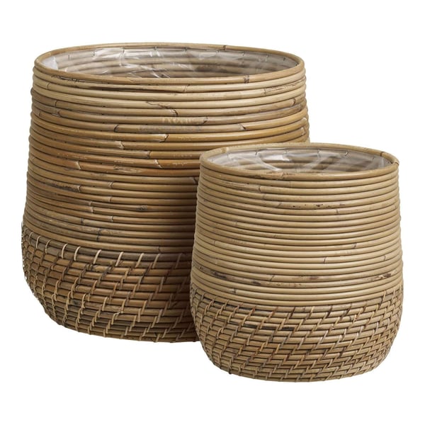 Kurv, Moro, naturfarvet, kubu-rattan