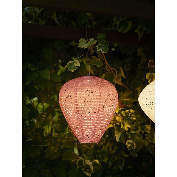Solcellslampa, Greatham, rosa