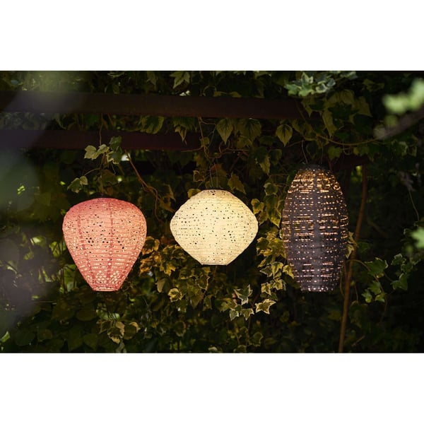 Solcellslampa, Greatham, rosa