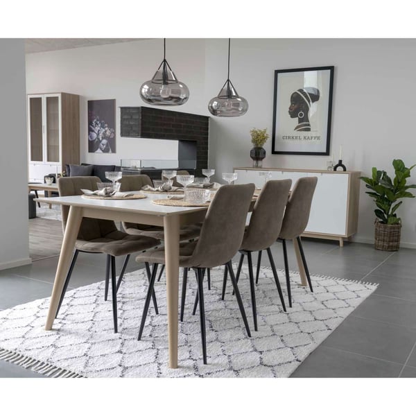 Spisestuestol, Middelfart, brun
