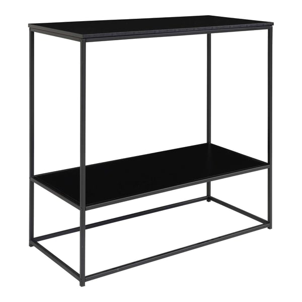 Konsolbord, Vita, sort, stål