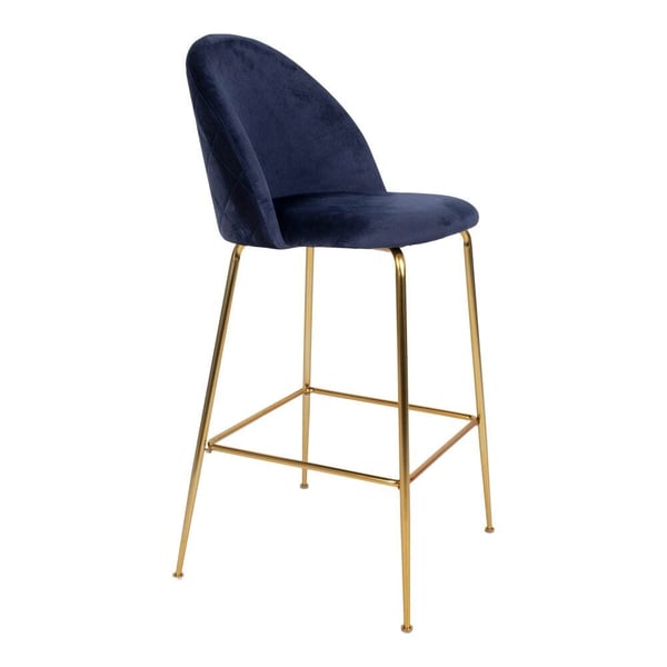 Baarituoli Lausanne 55x52x107 cm sininen 2 kpl