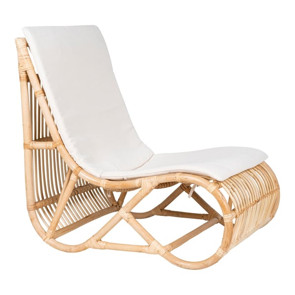 Loungestol, Valencia, 90x60 cm, Naturfarvet