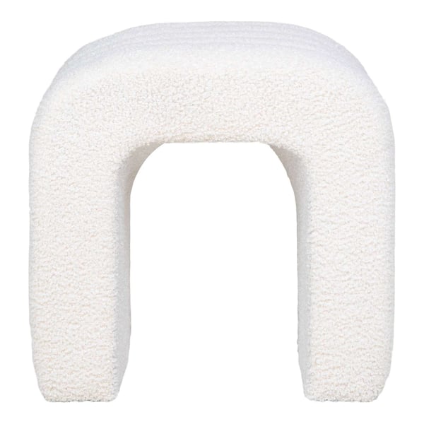 Puf, Colma, hvid, polyester