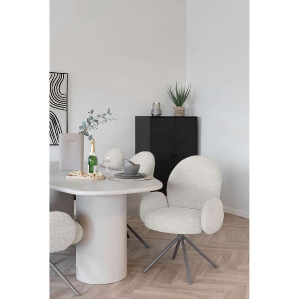 Spisestuestol, Lana, sandfarvet