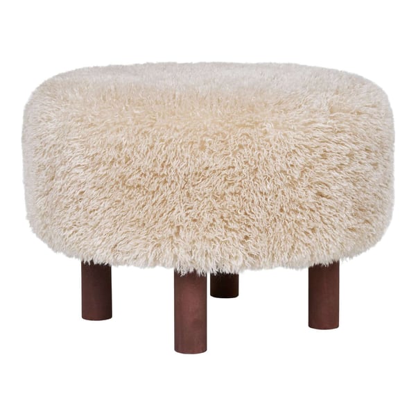 Pouf, Inverness, 50x33 cm, Vaaleanruskea