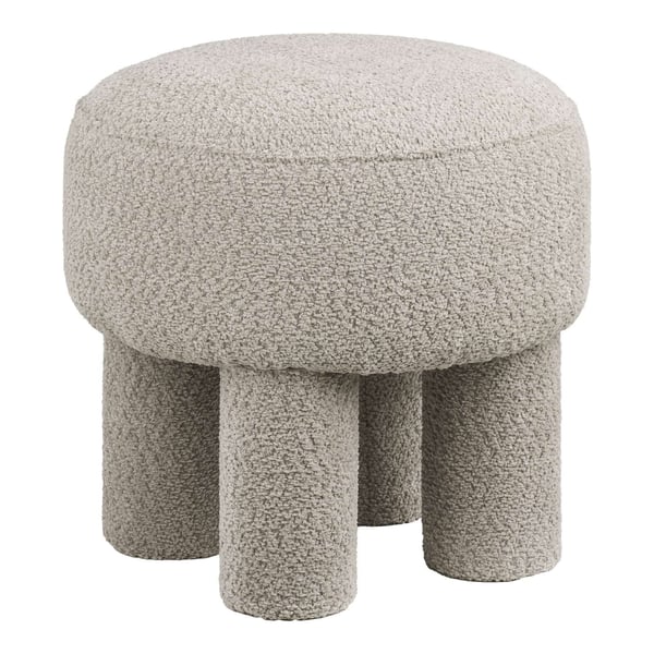 Pouf, Perth Canberra HN1258, 43x43 cm, Vaaleanharmaa Pouf, Perth Canberra HN1258, 43x43 cm, Vaaleanharmaa