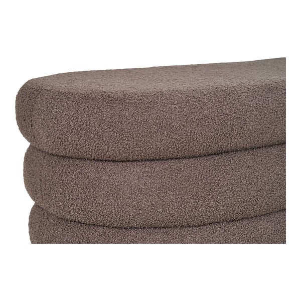 Bänk, Dartford, brun, polyester
