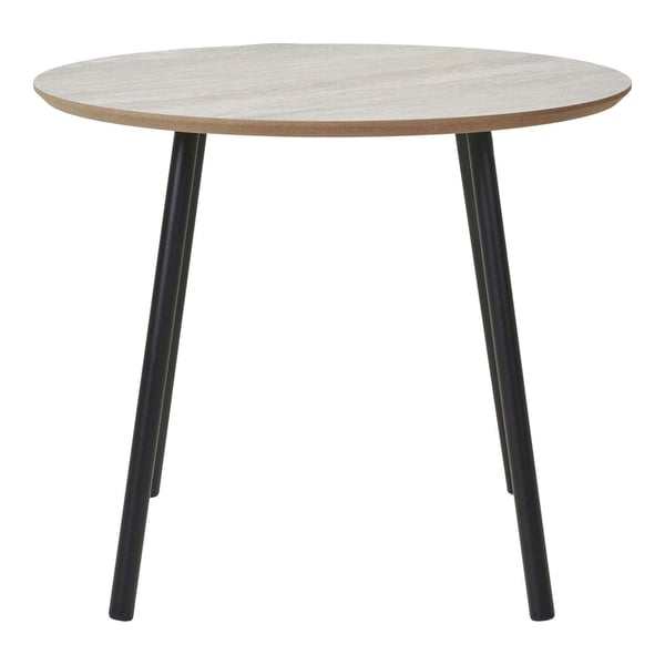 Sidobord, Aalst, svart / beige