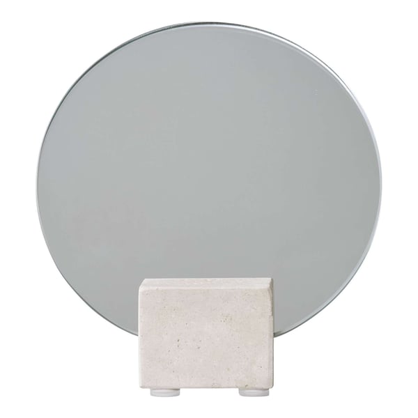 Golvspegel, Table, beige, glas