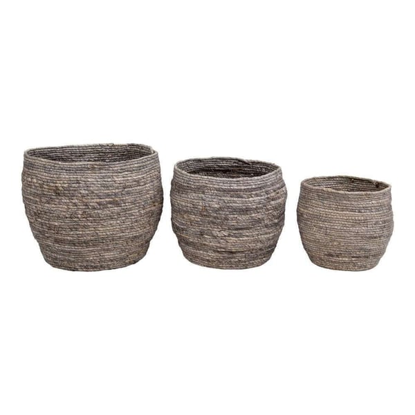 Kori, Tivoli setti 3 kpl, 24x22 cm - 29x26 cm - 33x30 cm, Harmaa