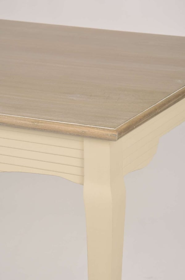 Ruokapöytä, Pesaro, 160 cm, Kerma, Vaaleanruskea