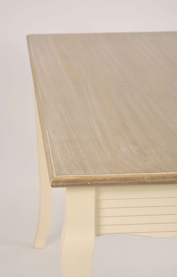 Ruokapöytä, Pesaro, 160 cm, Kerma, Vaaleanruskea