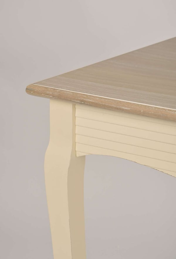 Ruokapöytä, Pesaro, 160 cm, Kerma, Vaaleanruskea