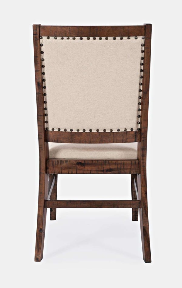 Stol, Avola, Mørkebrun, Beige
