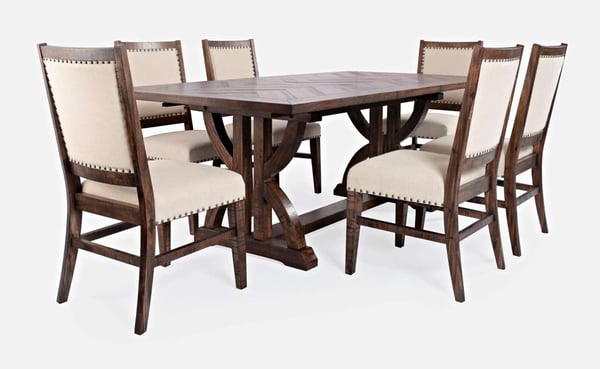 Stol, Avola, Mørkebrun, Beige