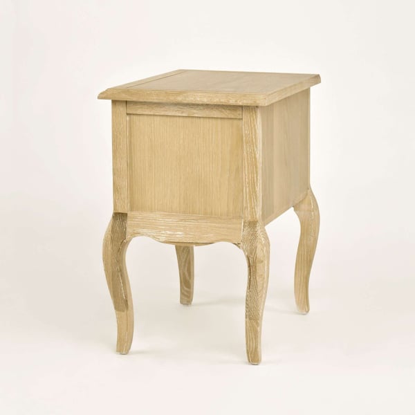 Sengebord, Venezia Oak, Lys Naturtræ
