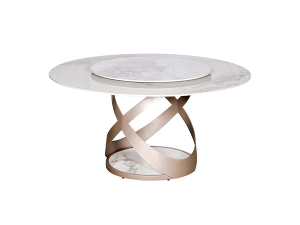 Bord, Modig, 150 cm, Vit, Roséguld