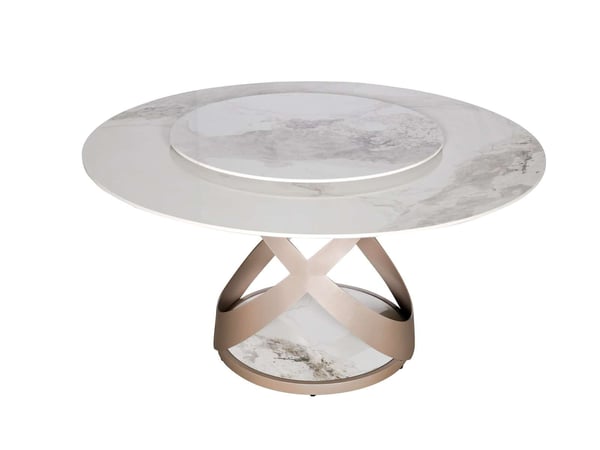 Bord, Modig, 150 cm, Vit, Roséguld