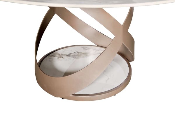 Bord, Modig, 150 cm, Vit, Roséguld